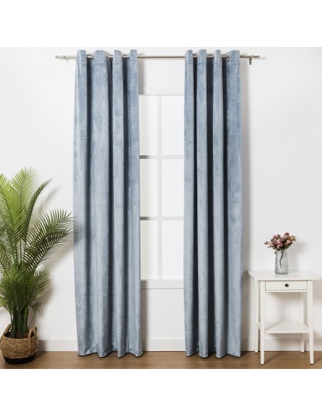 Cortina New terciopelo lisa