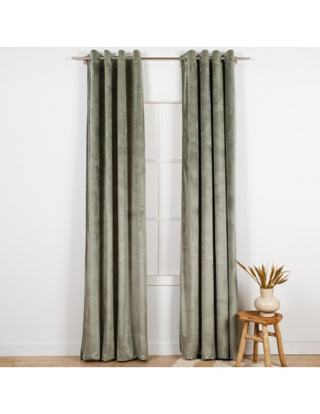 Cortina New terciopelo lisa