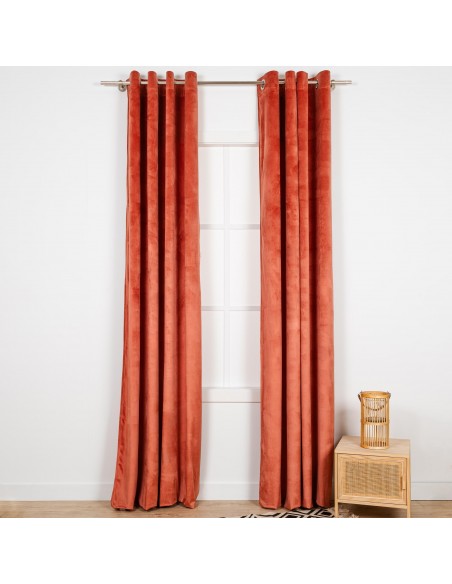 Cortina New terciopelo lisa