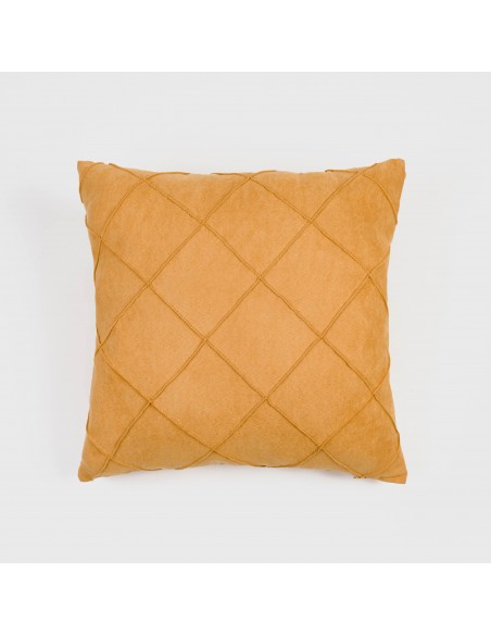Cojín cuadrante New Rombo ante 50x50 - funda + relleno