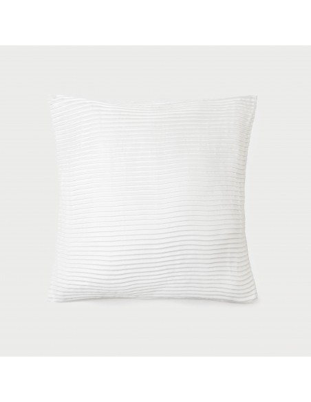 Cojín cuadrante New Ondas ante liso 50x50 - funda + relleno