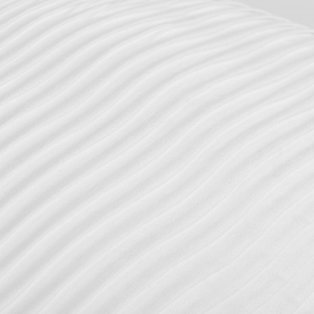 Cojín cuadrante New Ondas ante liso 50x50 - funda + relleno