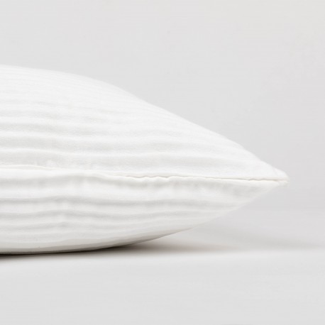 Cojín cuadrante New Ondas ante liso 50x50 - funda + relleno