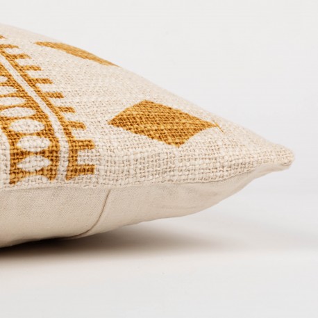 Cojín cuadrante algodón Fauno 45x45 - funda + relleno