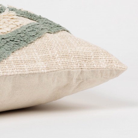 Cojín cuadrante algodón Valirio 45x45 - funda + relleno