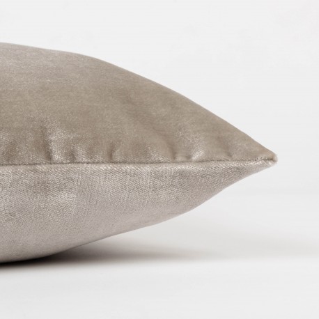 Cojín rectangular 30x50 terciopelo brillo - funda + relleno