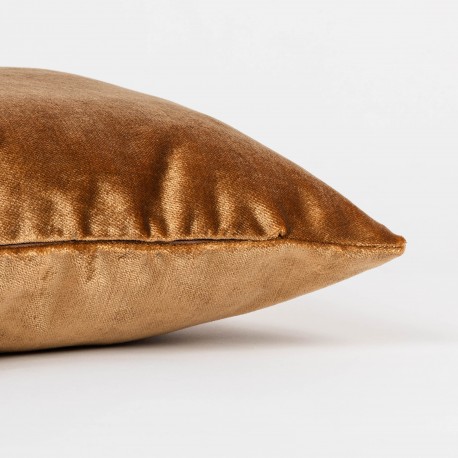 Cojín cuadrante terciopelo brillo 50x50 - funda + relleno