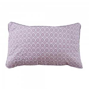 Cojín rectangular 30x50cm Evora malva - Funda + Relleno