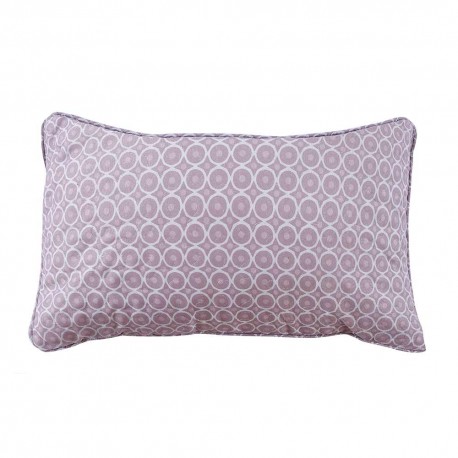 Cojín rectangular 30x50cm Evora malva - Funda + Relleno