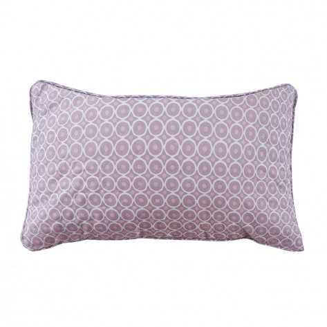 Cojín rectangular 30x50cm Evora malva - Funda + Relleno