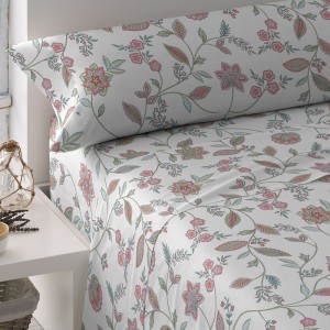 Juego de sábanas algodón percal Rosaura