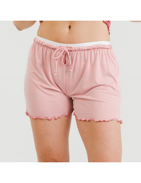 Pijama tirantes mujer soft Raya Aliena marsala