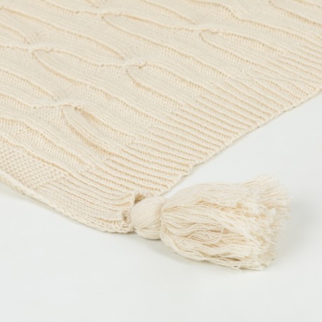 Plaid ocho con borlón