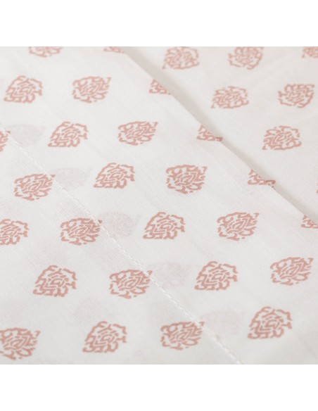 Juego de sábanas algodón Indolis malva