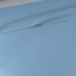 Juego de sábanas algodón Verso reversible indigo 2