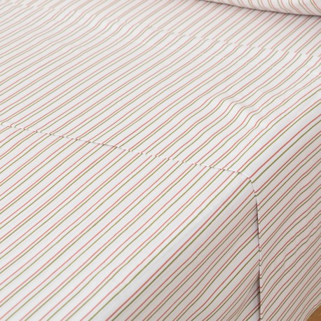 Juego de sábanas algodón Raya Dula