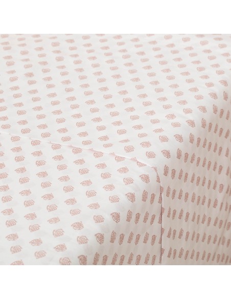 Juego de sábanas algodón Indolis malva