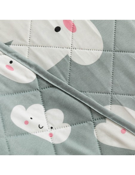 Colcha bouti Habana celeste