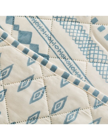 Colcha bouti Zorione indigo