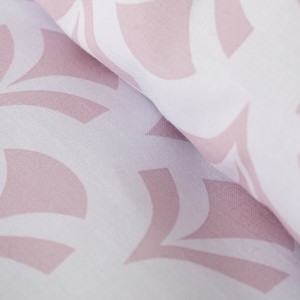 Funda nórdica algodón Etea malva 2