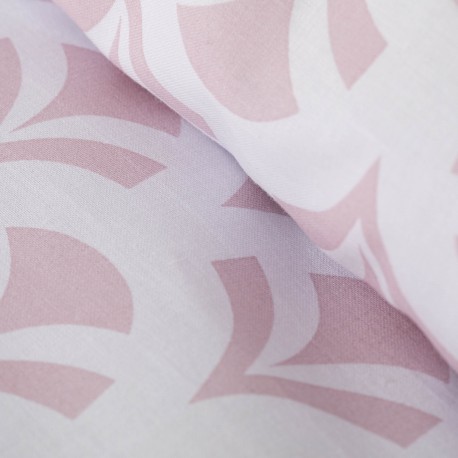 Funda nórdica algodón Etea malva