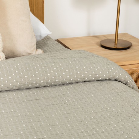 Colcha doble tela jacquard Punto