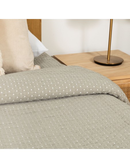 Colcha doble tela jacquard Punto