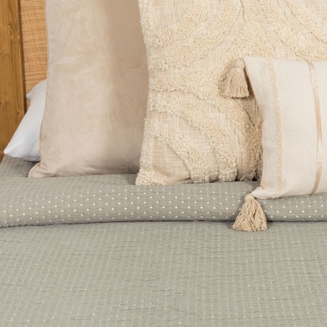Colcha doble tela jacquard Punto