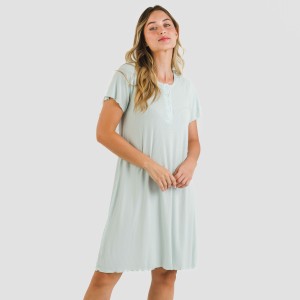 Blusón manga corta canalé viscosa liso 2