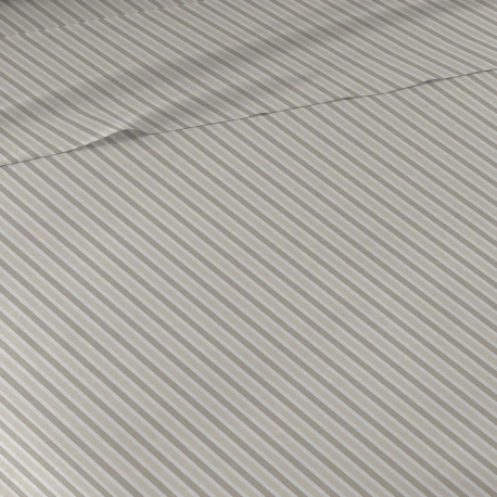 Juego de sábanas algodón Raya Brooke arena