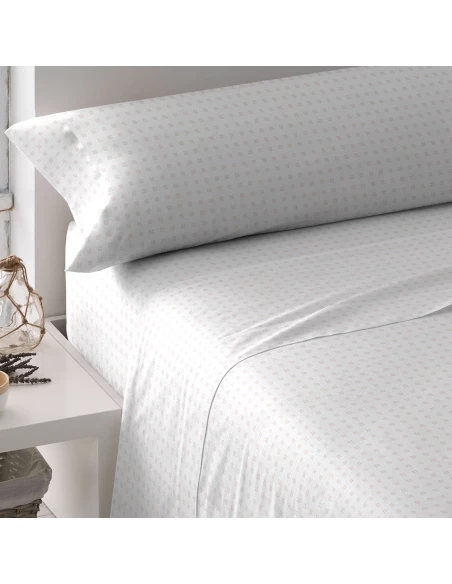 Juego de sábanas algodón Klaus malva