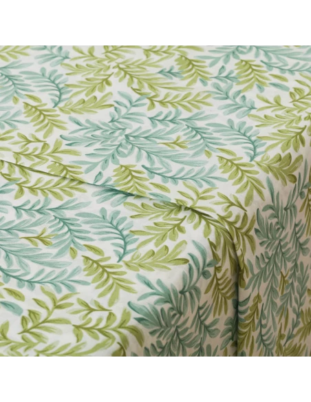 Juego de sábanas algodón Zafra verde