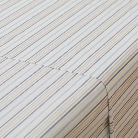 Juego de sábanas algodón Raya Bill