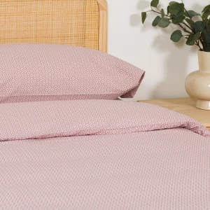 Funda nórdica algodón Sassy malva