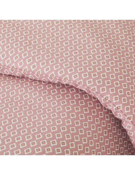 Funda nórdica algodón Sassy malva