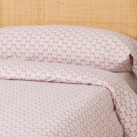 Funda nórdica algodón Fatuo malva