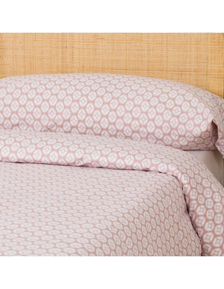 Funda nórdica algodón Fatuo malva