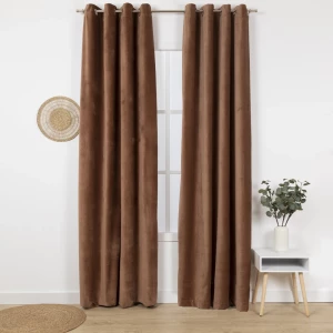 Cortina Terciopelo algodón lisa 2