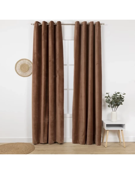 Cortina Terciopelo algodón lisa