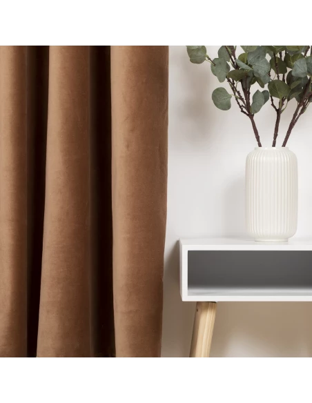 Cortina Terciopelo algodón lisa
