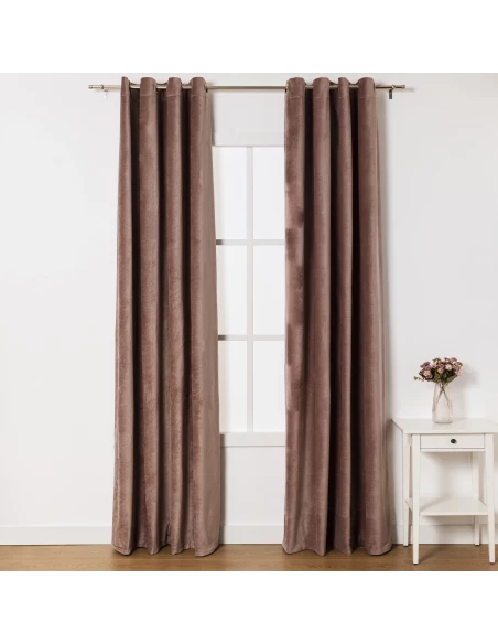 Cortina Terciopelo algodón lisa