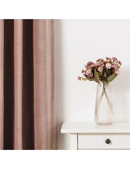 Cortina Terciopelo algodón lisa