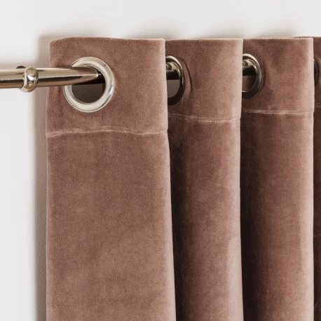 Cortina Terciopelo algodón lisa