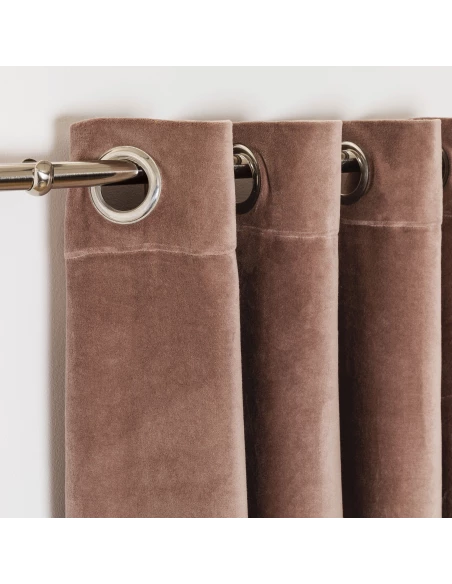 Cortina Terciopelo algodón lisa