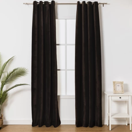 Cortina Terciopelo algodón lisa