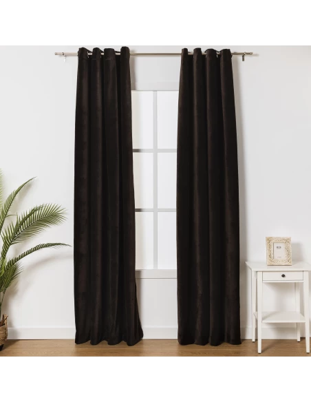 Cortina Terciopelo algodón lisa