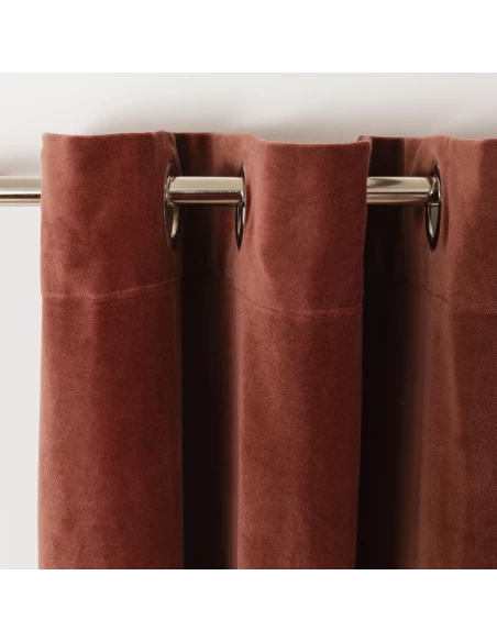Cortina Terciopelo algodón lisa