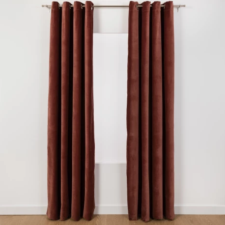 Cortina Terciopelo algodón lisa