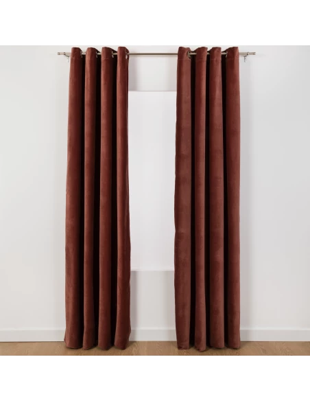 Cortina Terciopelo algodón lisa