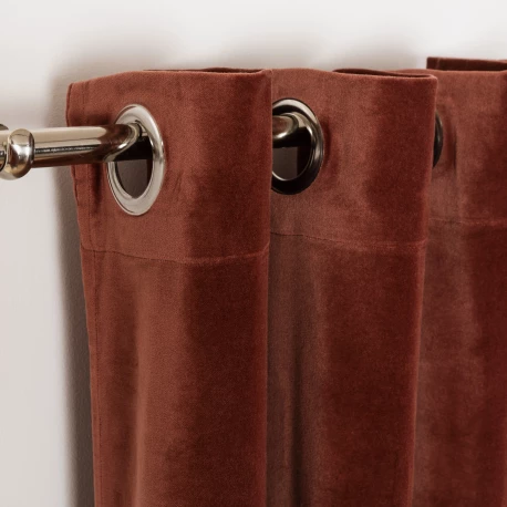 Cortina Terciopelo algodón lisa